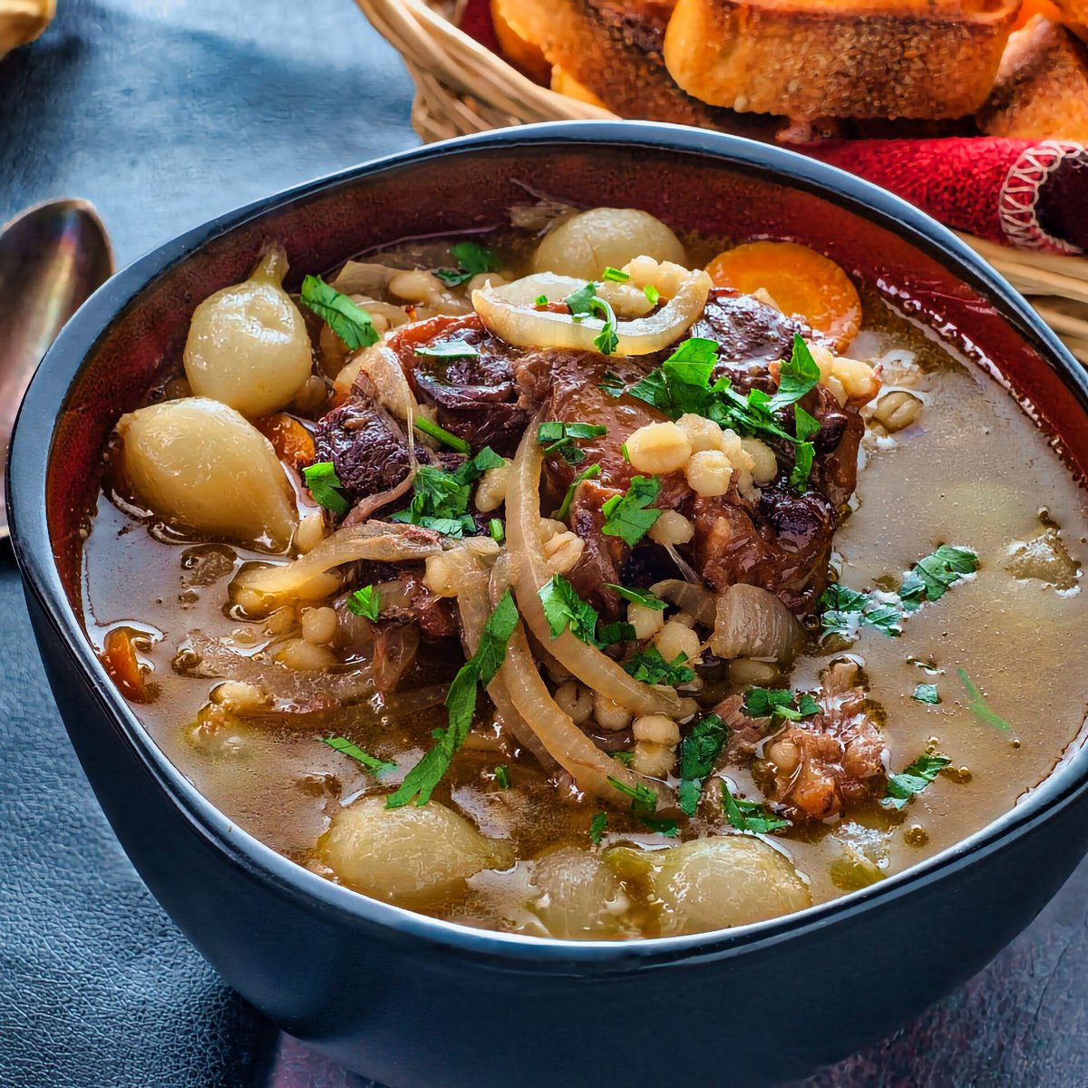 Easy Campfire Beef and Barley Stew Recipe