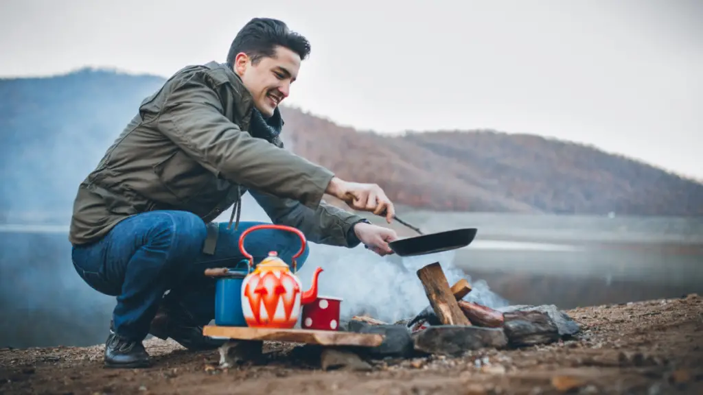 Cast Iron Cooking On the Grill