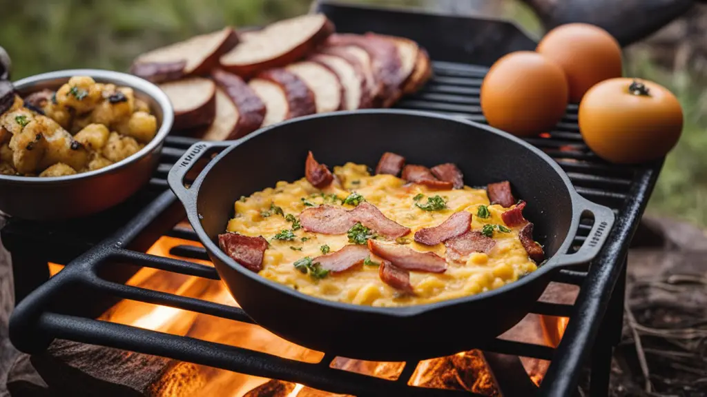 Campfire Breakfast With Bacon and Sausage Recipe (14)