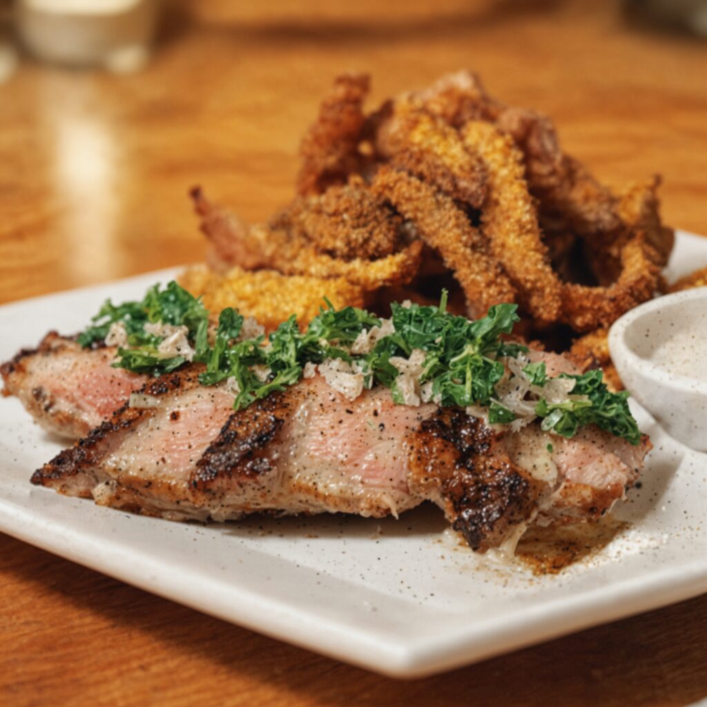 Campfire Duck Steak Fries Recipe