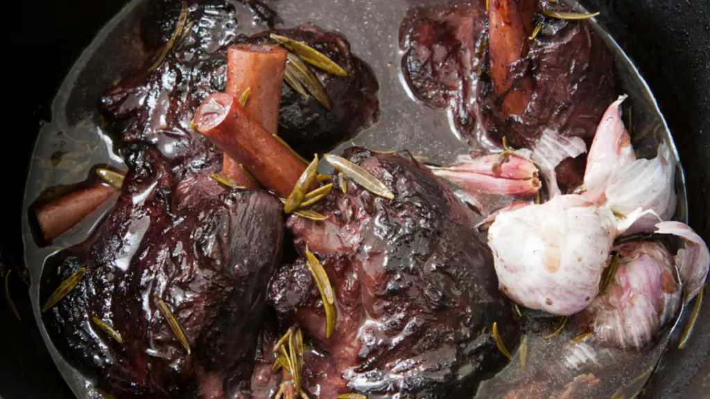 Campfire Easy Beer Braised Lamb Shanks Recipe