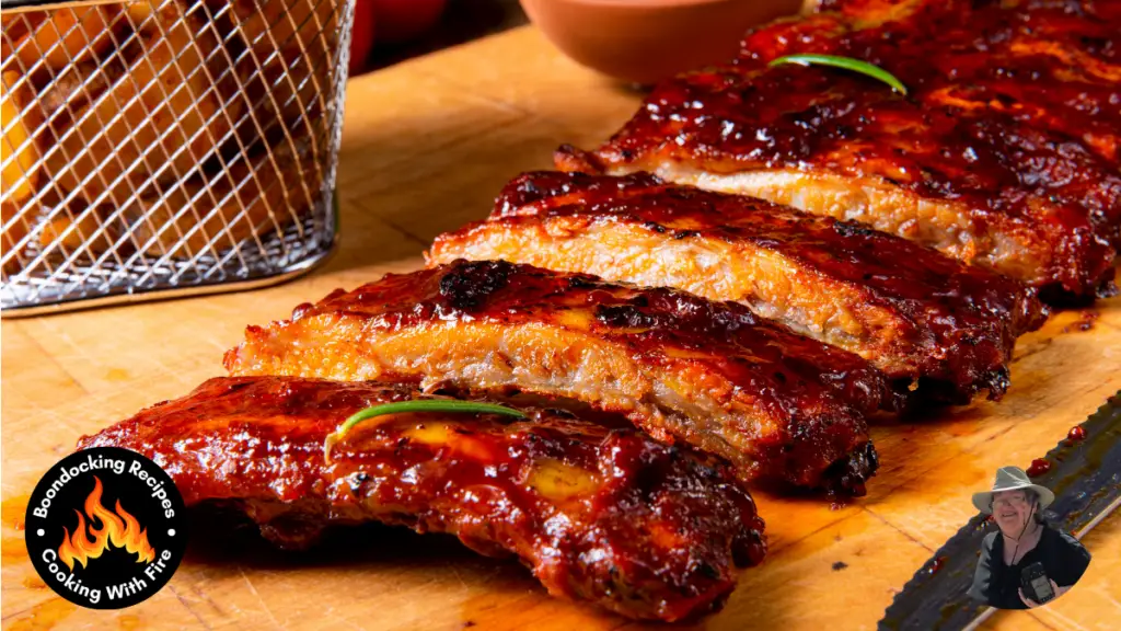 Campfire Grilled BBQ Maple Ribs Recipe