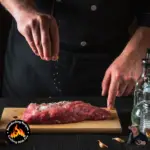 Campfire Grilled Skirt Steak with Chimichurri Recipe