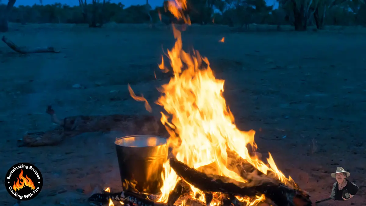 Campfire Sweet Smoked Caveman Steak Recipe - Fire Safety