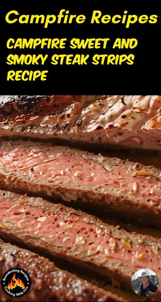 Campfire Sweet and Smoky Steak Strips Recipe