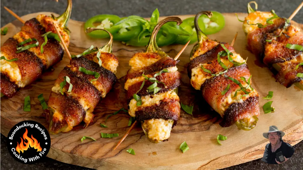 Campfire Bacon Wrapped Jalapeno Poppers Recipe
