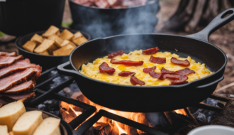 Campfire Breakfast With Bacon and Sausage Recipe (14)