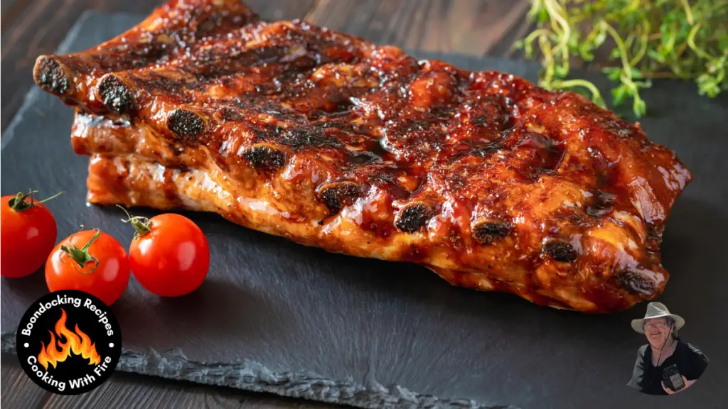 Campfire Molasses Espresso Pork Spare Ribs Recipe