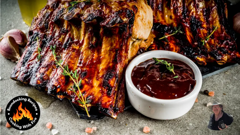 Campfire Molasses Espresso Pork Spare Ribs Recipe