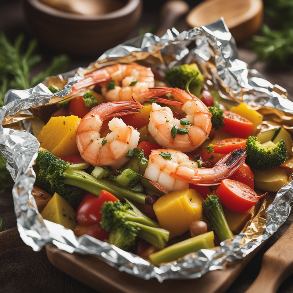 2 Easy Campfire Shrimp Foil Packet Recipes