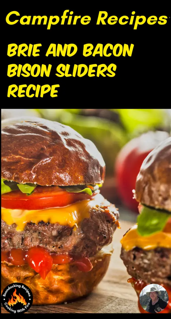 Brie and bacon Bison sliders recipe