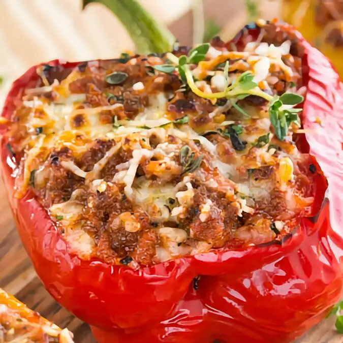 Campfire Elk Stuffed Bell Peppers Recipe (4)