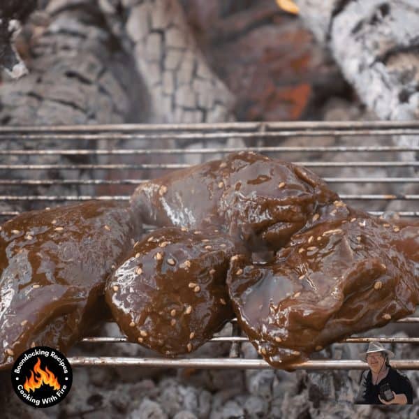 Grilled Marinated Elk Steak Tenderloin