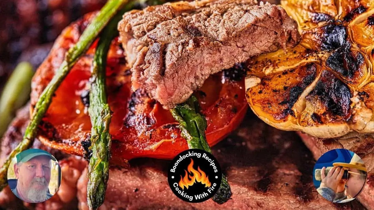 Chuck Steak On the Grill With Chimuchurri