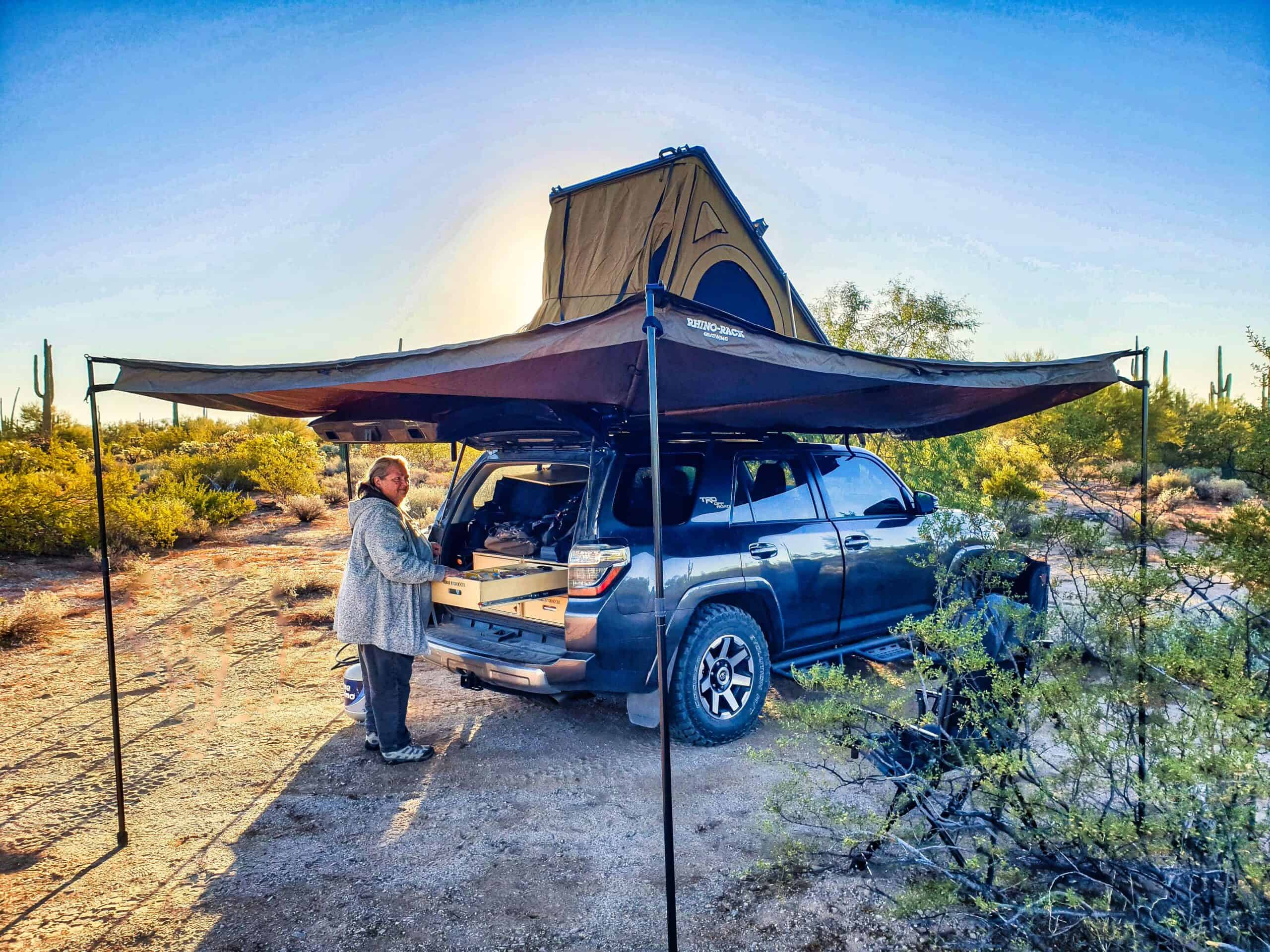 camping and cooking