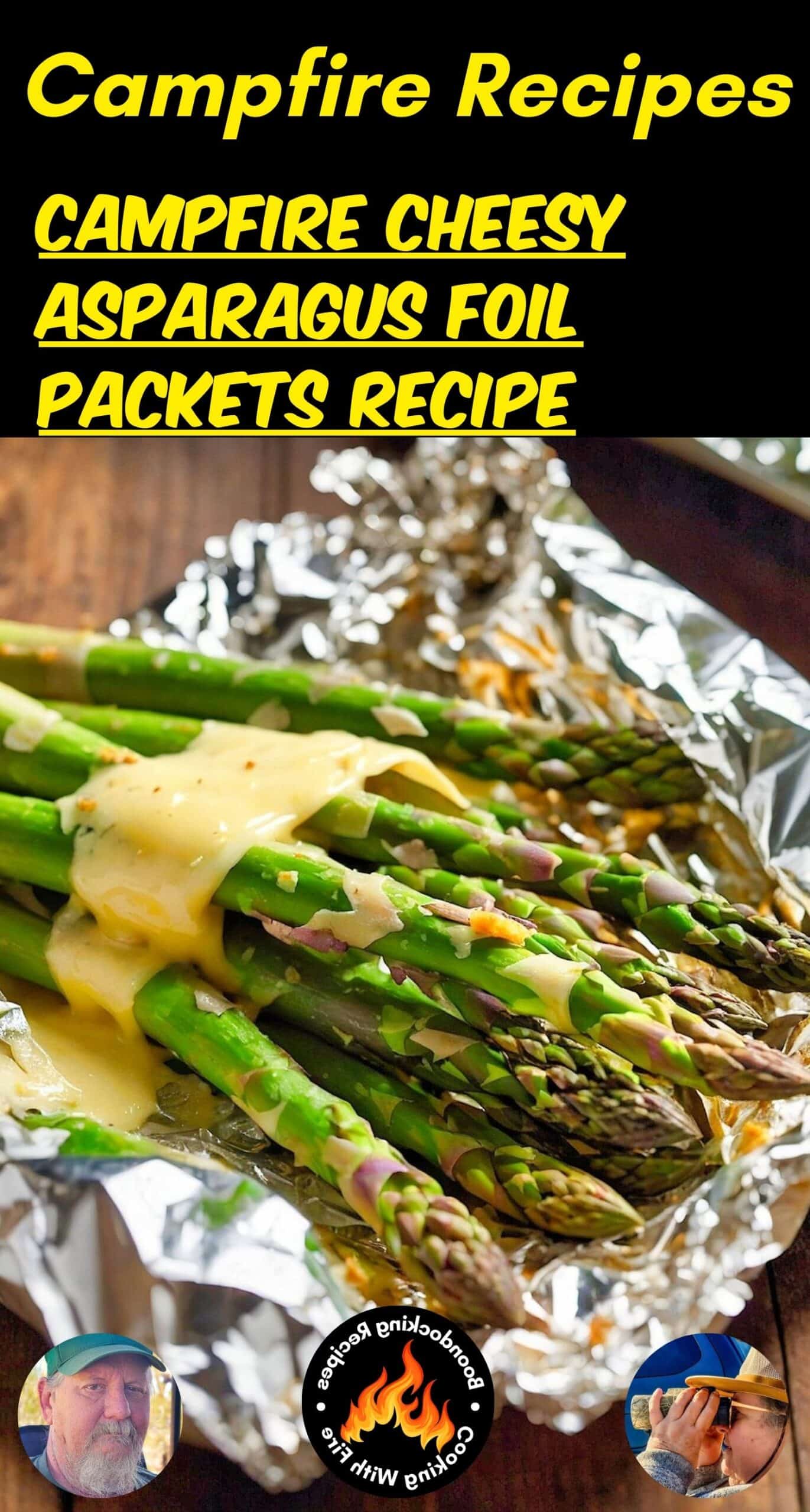Campfire Cheesy Asparagus Foil Packets Recipe