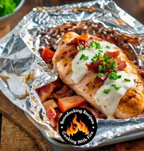 Campfire Chicken Bacon Ranch Foil Packets Recipe