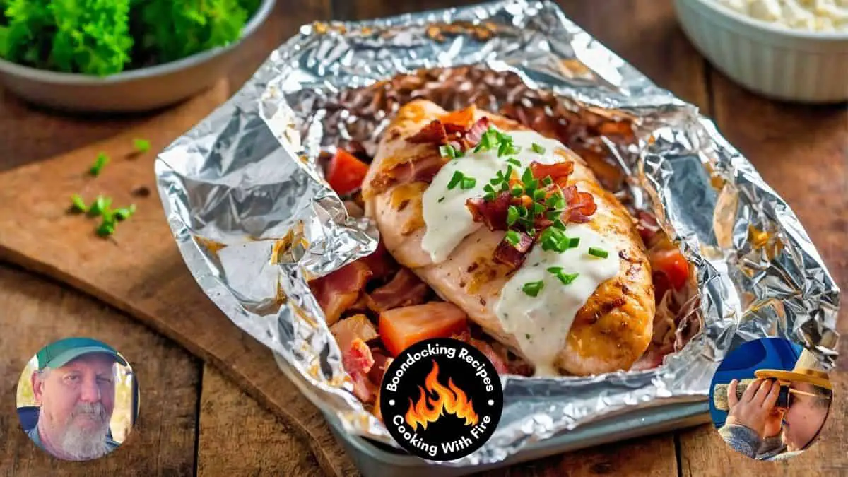 Campfire Chicken Bacon Ranch Foil Packets Recipe