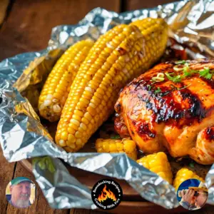 Campfire Foil Packet Hawaiian Grilled Chicken and Corn Recipe