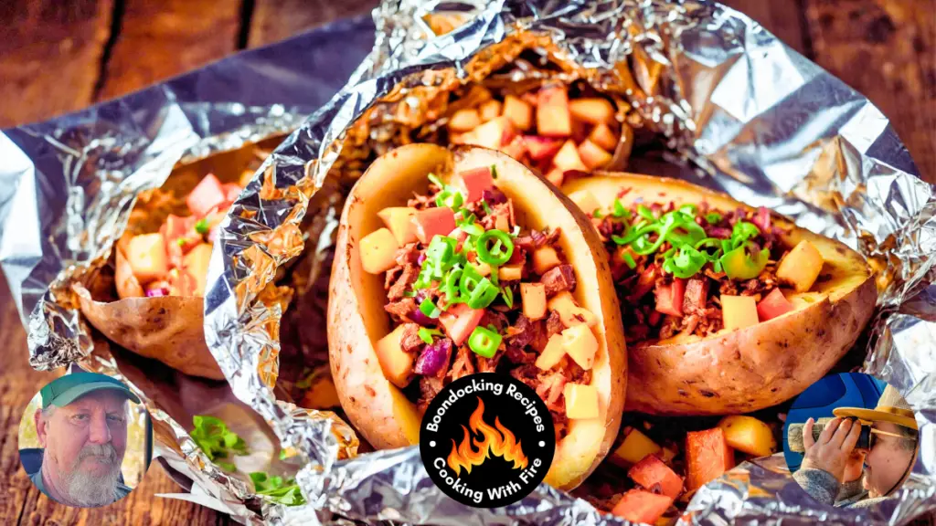 Campfire Foil Packet Loaded BBQ Baked Potato Recipe