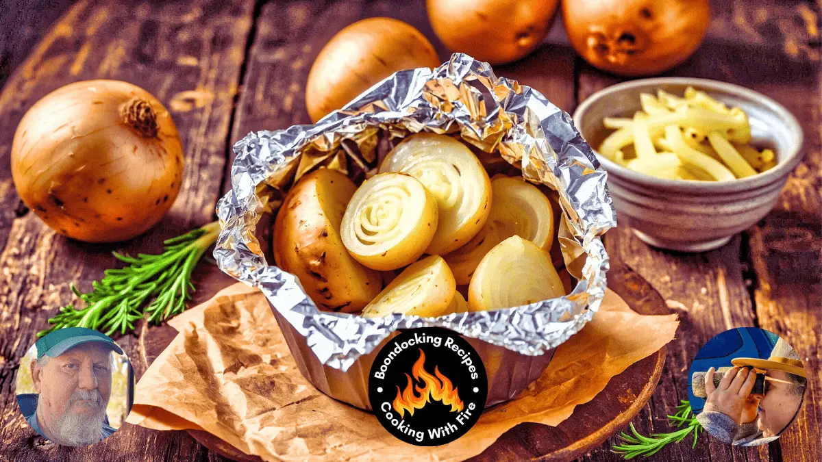 Campfire Foil Packet Potatoes and Onions Recipe