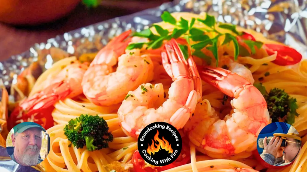 Campfire Foil Packet Shrimp Pasta Recipe