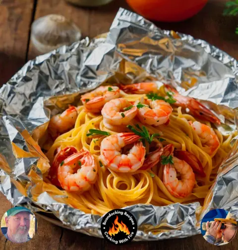 Campfire Foil Packet Shrimp Pasta Recipe