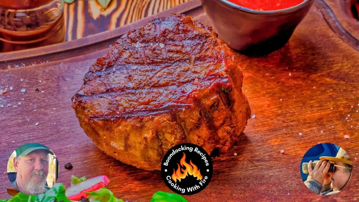 Campfire Pan Fried Filet Mignon