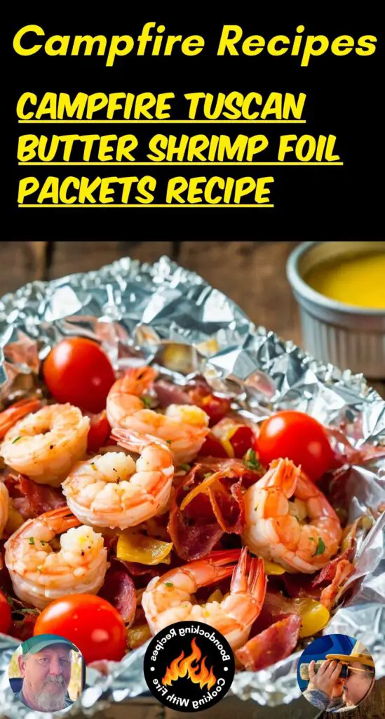 Tuscan butter shrimp foil packets recipe