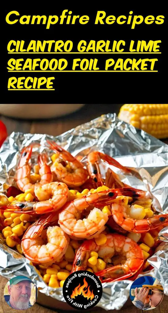 Cilantro Garlic Lime Seafood Foil Packet Recipe