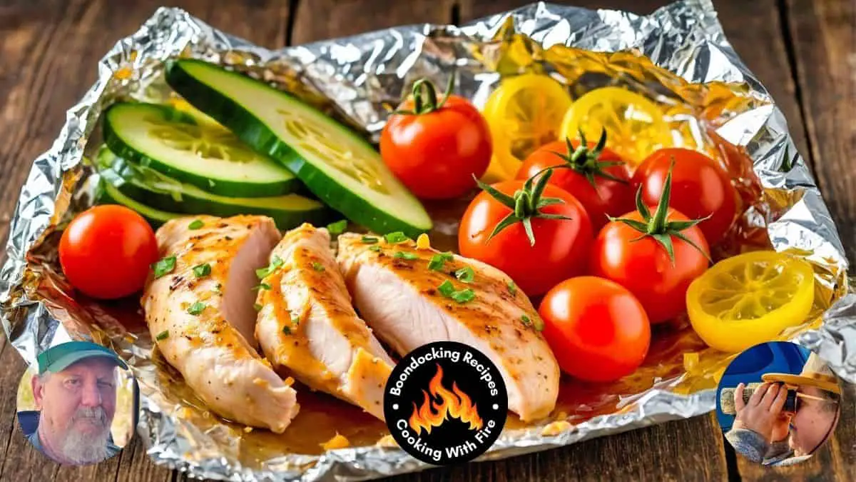 Honey Mustard Chicken Tomato Zucchini Foil Packs Recipe