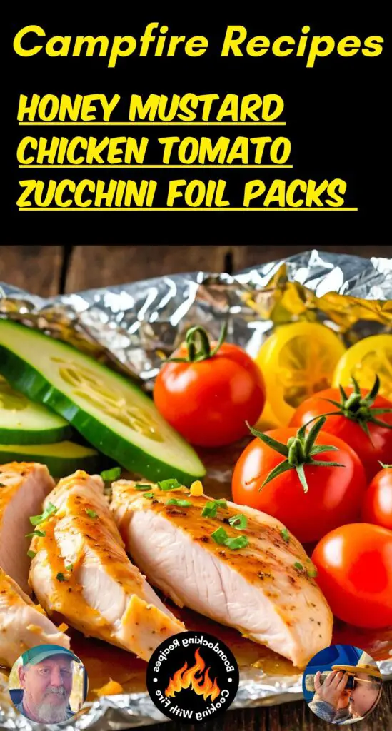 Honey Mustard Chicken Tomato Zucchini Foil Packs Recipe