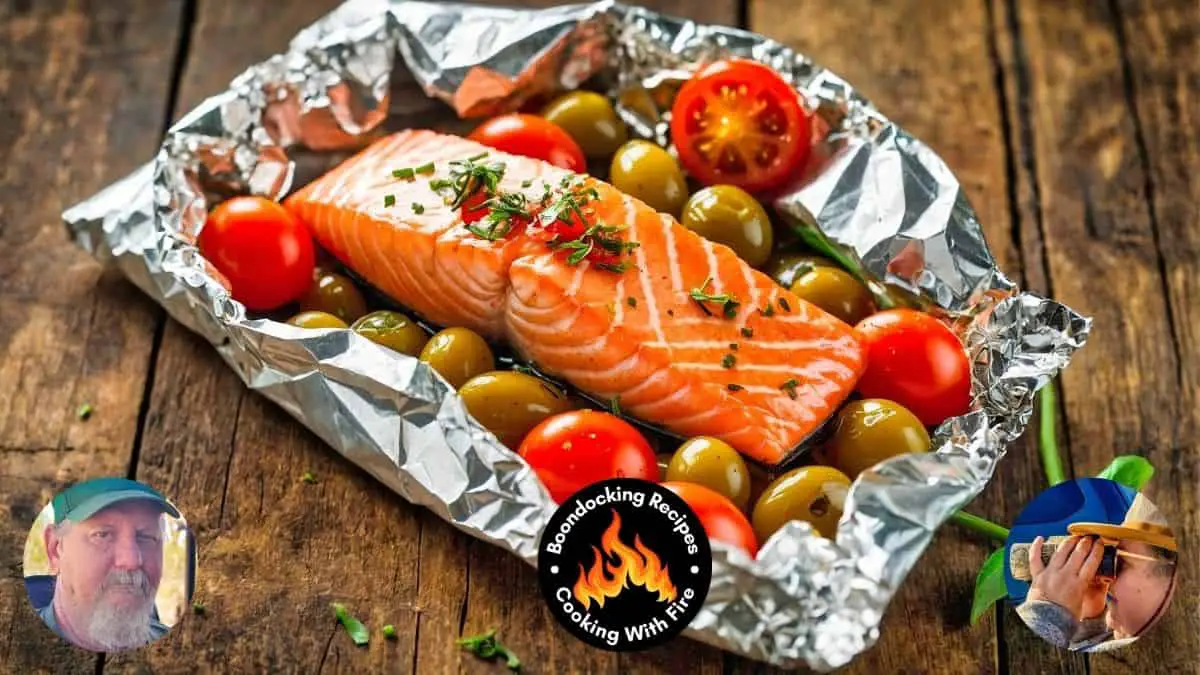 Mediterranean Salmon Foil Packet Recipe