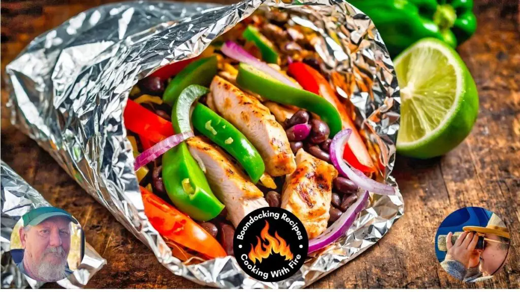 OBE chicken fajitas foil packets recipe