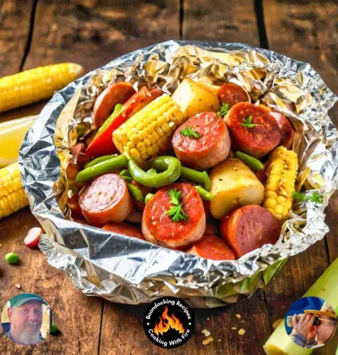 smoked kielbasa and vegetables foil packet recipe