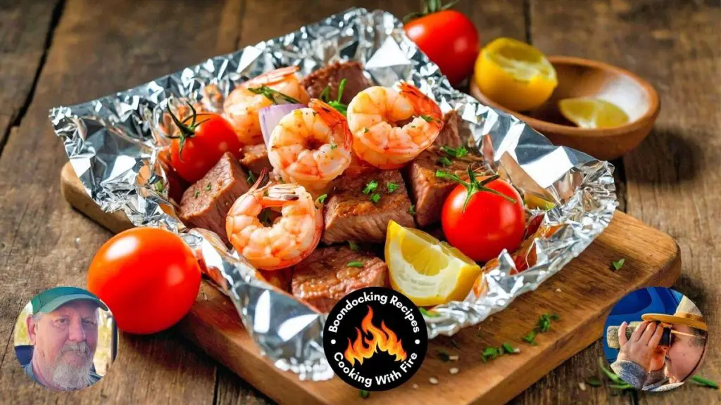 Surf and Turf Foil Packs Recipe US Recipes With Seafood