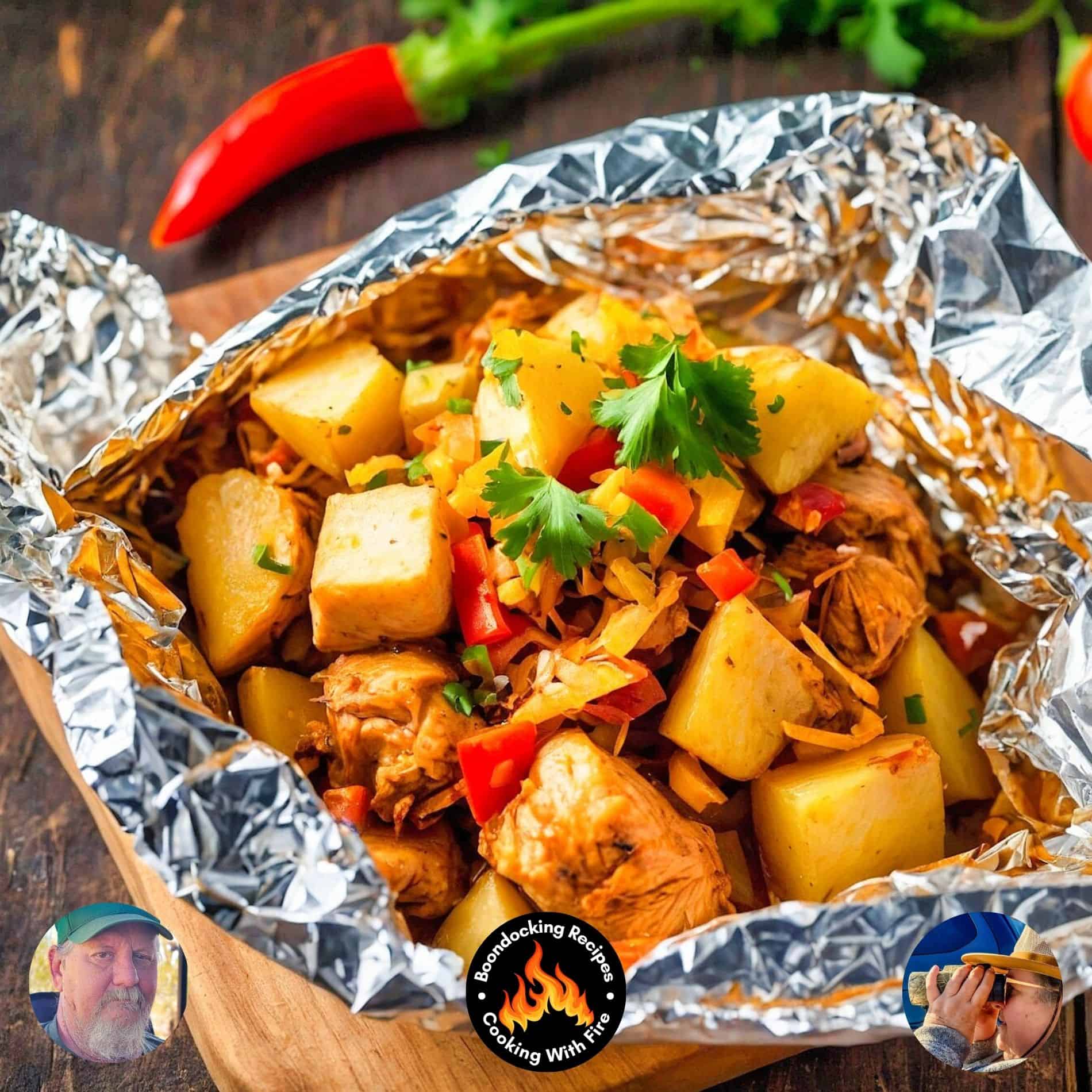 Tex Mex Chicken Fajita Foil Packets Recipe