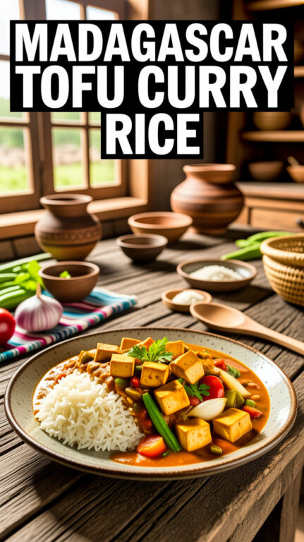 1. Madagascar Tofu Curry Rice Recipe