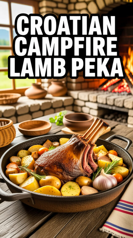 10. Croatian Campfire Lamb Peka Recipe