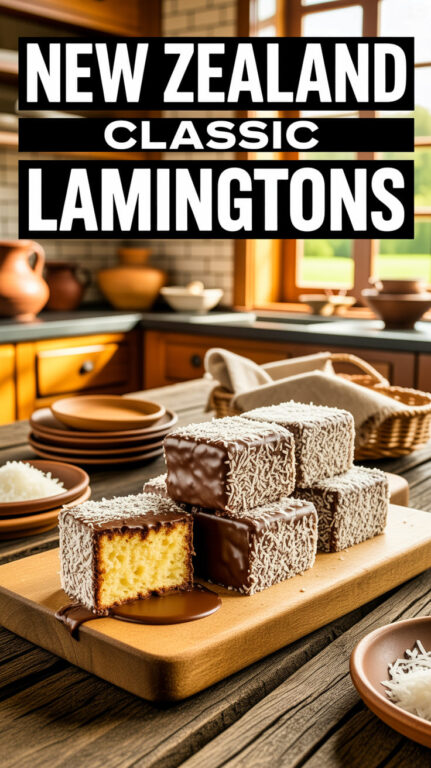 10. New Zealand Classic Lamingtons Recipe