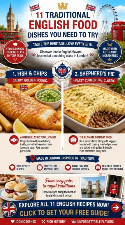 11 Traditional English Food Dishes You Need to Try - Pin