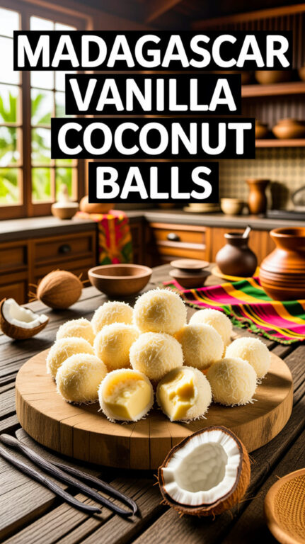 11. Madagascar Vanilla Coconut Balls Recipe