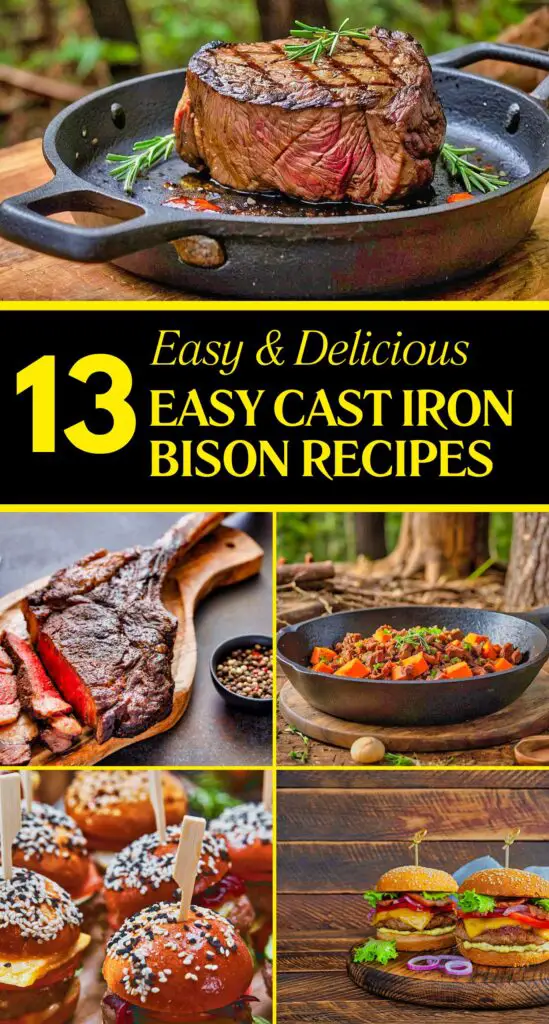 quick and easy bison cast iron recipes