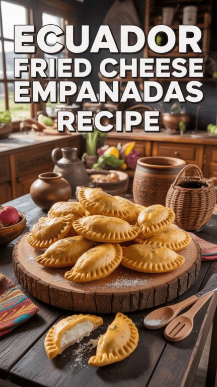 14. Ecuador Fried Cheese Empanadas Recipe