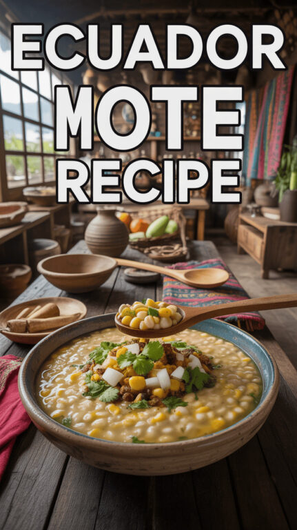 15. Great Ecuador Mote Recipe