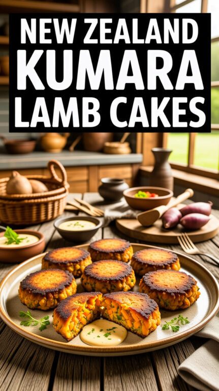 15. New Zealand Kumara Lamb Cakes Recipe