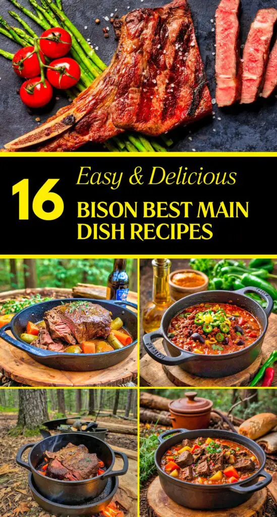 Best Bison Main Dish Recipes