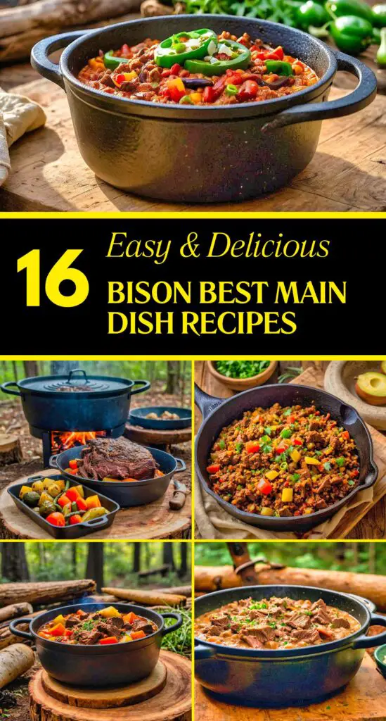 Best Bison Main Dish Recipes