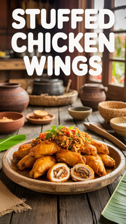 16. Stuffed Chicken Wings