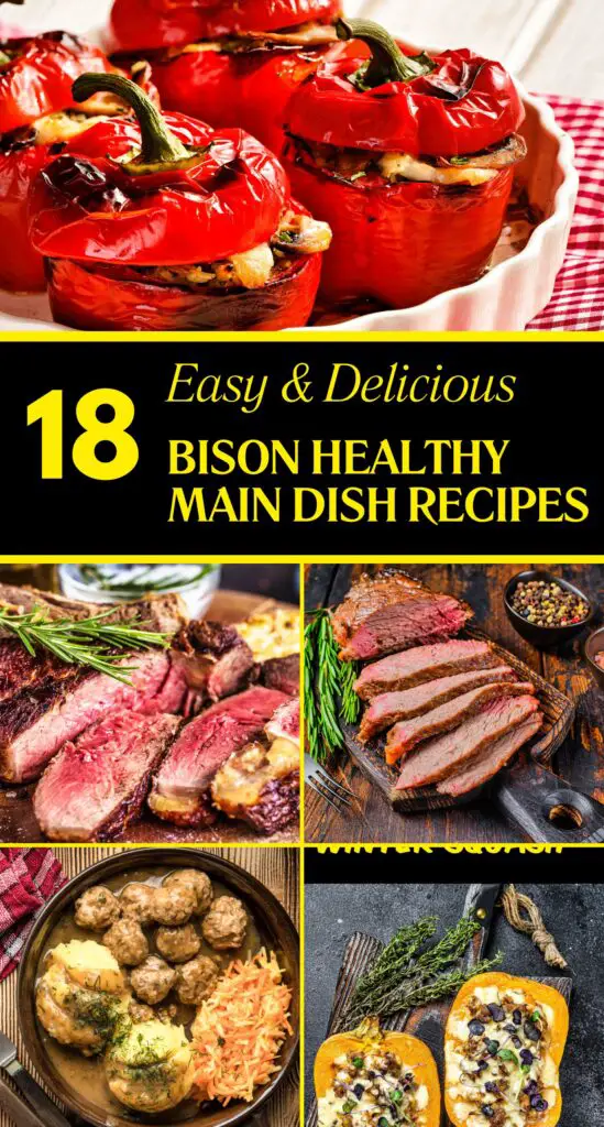 Healthy Bison Main Dish Recipes